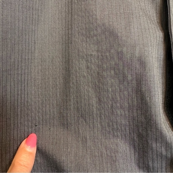 Ted Baker London Mens Shirt 5 XL Long Sleeve Button Up Gray Stripe Flip Cuff - Picture 7 of 13